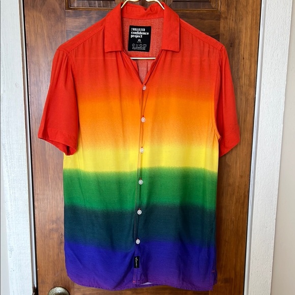 Hollister Other - HOLLISTER Confidence Project Summer Shirt PRIDE Rainbow | XS